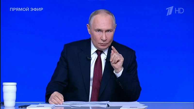 Прямая линия президента России Владимира Путина