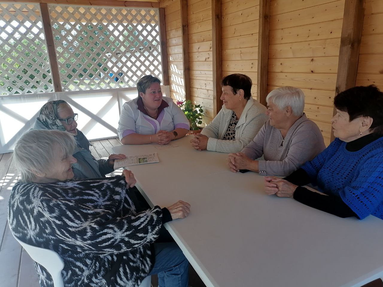 Беседа с медицинским работником