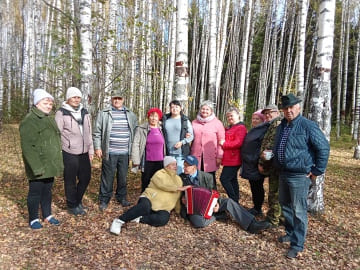 Поход на природу.