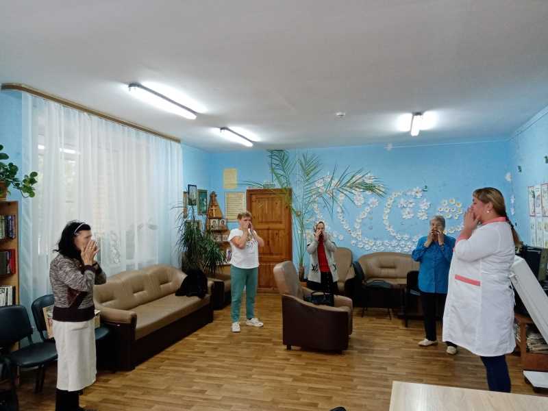 Утренняя зарядка в ОДП!