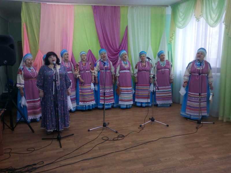 Концерт ансамбля русской песни «Сударыня» Борковского ДКиТ под руководством Железиной А.А.  в ОДП