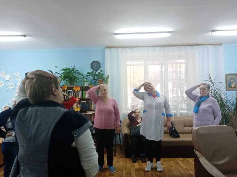 Утро в ОДП начинается с зарядки!