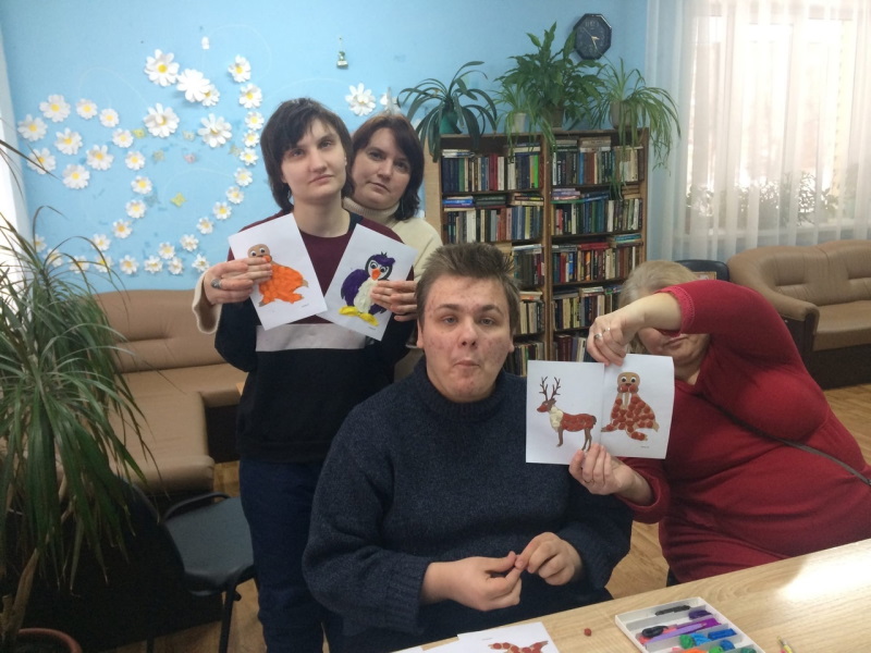 Занятие в клубе «Поверь в себя» для детей с ОВЗ
