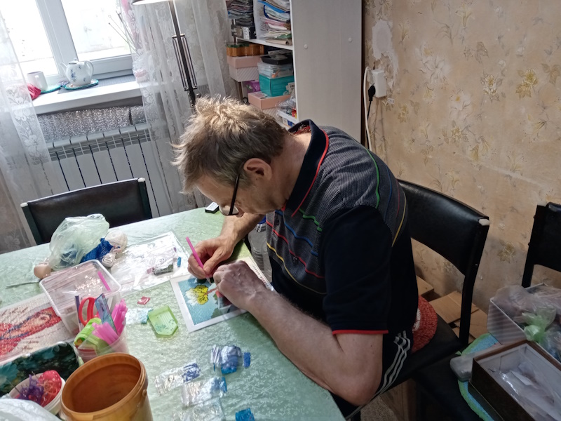 Алмазная вышивка «Городок»